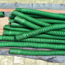 工業吸塵軟管 綠色橡膠伸縮軟管 伸縮波紋管 廠家優質供應