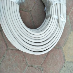 生產定制 耐高溫抗腐蝕白色氟膠管 環保耐高溫氟膠軟管